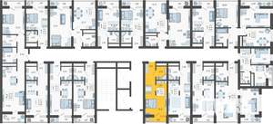 Студия квартира, вторичка, 23м2, 17/19 этаж