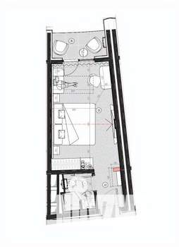 Студия квартира, вторичка, 20м2, 2/11 этаж