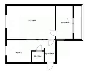 2-к квартира, вторичка, 48м2, 4/5 этаж