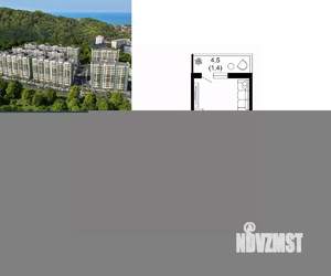 1-к квартира, вторичка, 26м2, 7/12 этаж