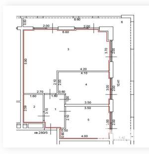 2-к квартира, вторичка, 87м2, 8/20 этаж