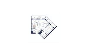 1-к квартира, строящийся дом, 79м2, 3/5 этаж