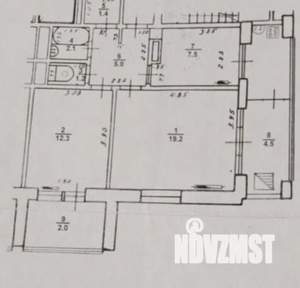 2-к квартира, вторичка, 65м2, 9/13 этаж