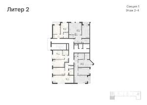 2-к квартира, вторичка, 46м2, 3/20 этаж