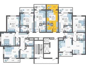 Студия квартира, вторичка, 25м2, 8/16 этаж