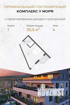 1-к квартира, вторичка, 31м2, 4/10 этаж