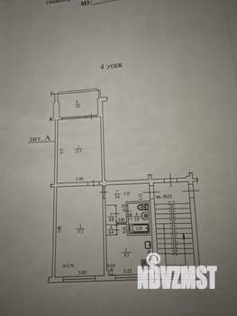 2-к квартира, вторичка, 52м2, 4/5 этаж