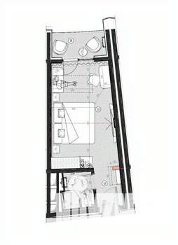 Студия квартира, вторичка, 23м2, 4/11 этаж