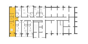 2-к квартира, вторичка, 49м2, 1/19 этаж