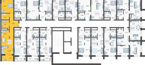 2-к квартира, вторичка, 51м2, 2/19 этаж