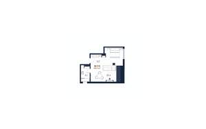 Студия квартира, строящийся дом, 49м2, 4/5 этаж