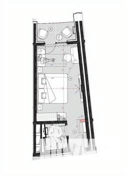 Студия квартира, вторичка, 21м2, 8/11 этаж