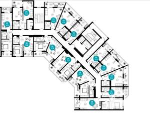 1-к квартира, строящийся дом, 35м2, 9/10 этаж