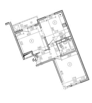 2-к квартира, вторичка, 61м2, 6/11 этаж