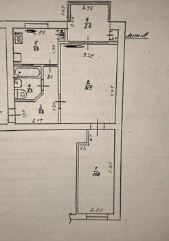 2-к квартира, вторичка, 45м2, 2/5 этаж