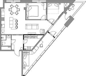 3-к квартира, вторичка, 63м2, 8/11 этаж