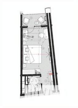 Студия квартира, вторичка, 20м2, 9/11 этаж