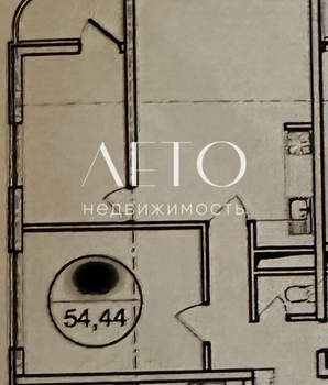 2-к квартира, вторичка, 55м2, 11/12 этаж