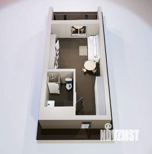 Студия квартира, вторичка, 18м2, 12/19 этаж