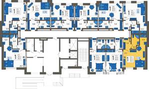 Студия квартира, строящийся дом, 34м2, 1/12 этаж