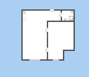 2-к квартира, вторичка, 47м2, 8/18 этаж