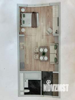 1-к квартира, вторичка, 38м2, 6/12 этаж