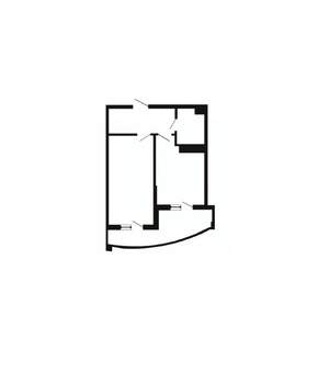 1-к квартира, вторичка, 52м2, 1/8 этаж