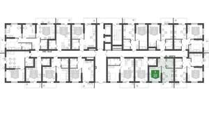 1-к квартира, вторичка, 32м2, 2/12 этаж