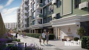 1-к квартира, строящийся дом, 45м2, 2/7 этаж