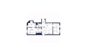 2-к квартира, строящийся дом, 86м2, 2/5 этаж