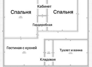2-к квартира, вторичка, 70м2, 2/4 этаж