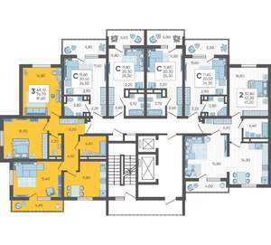 3-к квартира, вторичка, 82м2, 5/10 этаж