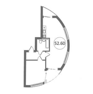 2-к квартира, вторичка, 53м2, 4/11 этаж