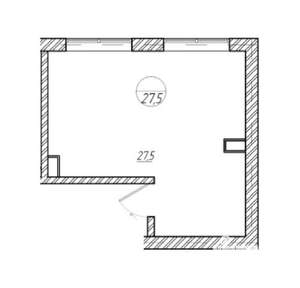 1-к квартира, вторичка, 27м2, 2/3 этаж