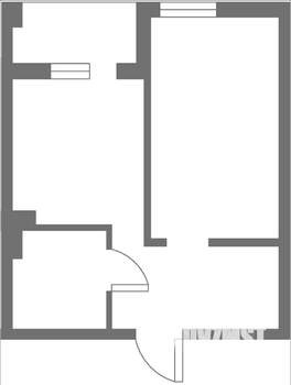 1-к квартира, вторичка, 35м2, 6/9 этаж