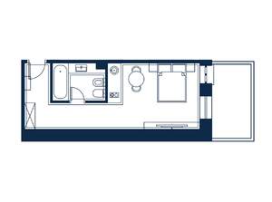 1-к квартира, вторичка, 37м2, 2/4 этаж