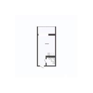 Студия квартира, вторичка, 25м2, 9/9 этаж