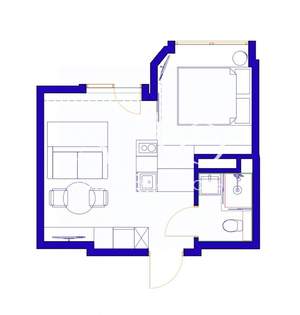 1-к квартира, вторичка, 31м2, 5/11 этаж