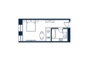 1-к квартира, вторичка, 28м2, 3/4 этаж