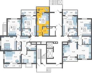 Студия квартира, вторичка, 26м2, 1/16 этаж