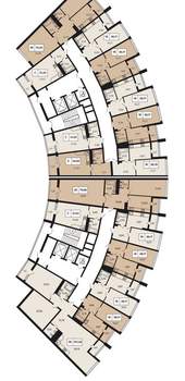 2-к квартира, вторичка, 71м2, 7/13 этаж