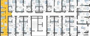 2-к квартира, вторичка, 51м2, 15/19 этаж