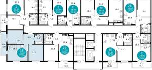 2-к квартира, вторичка, 52м2, 11/17 этаж