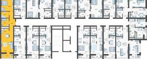 2-к квартира, вторичка, 51м2, 15/19 этаж