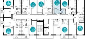 1-к квартира, вторичка, 21м2, 6/12 этаж