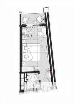 Студия квартира, вторичка, 20м2, 8/11 этаж