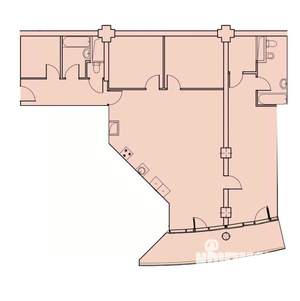 2-к квартира, вторичка, 182м2, 22/24 этаж