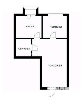 1-к квартира, вторичка, 28м2, 3/4 этаж