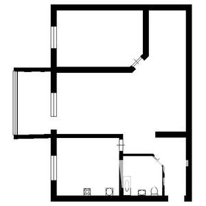 2-к квартира, вторичка, 44м2, 3/5 этаж