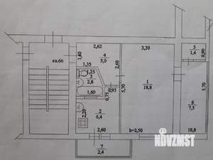 1-к квартира, вторичка, 33м2, 2/5 этаж